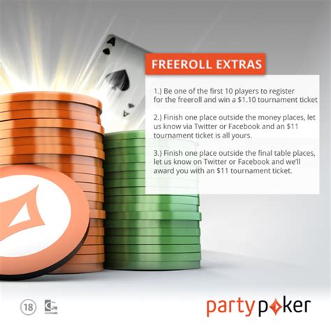 Join Us For Our partypoker Freeroll Password.